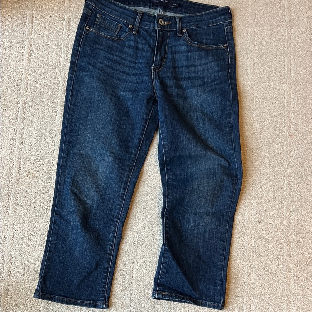 Levi's Dark Blue Ankle Jeans